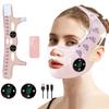 EMS Face Contouring Mask Head Massage V Line Lifting Shaping Mask Facial Slimming Strap Electric USB Charging Reduce Double Chin