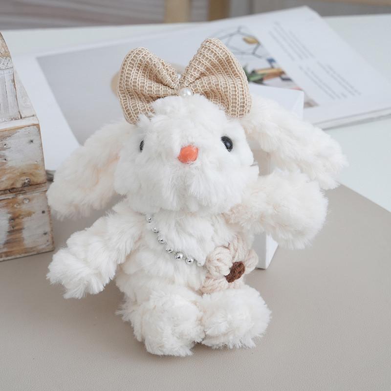 Plushie Rabbit Cute Keychain With Soft Long Fur For Bag Accessories