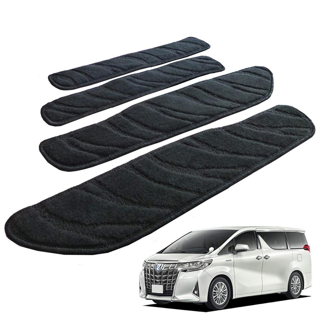 Fenice Car Step Made In Japan Toyota Alphard and Alphard Hybrid 30 Wave Velcro Closure with 3M Super Strong Stays In Place Accessories Mats, (for