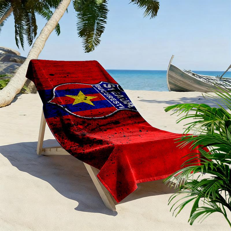 FCSB Print Beach Towel, Large Soft Quick Dry Towel for Beach Camping Swimming