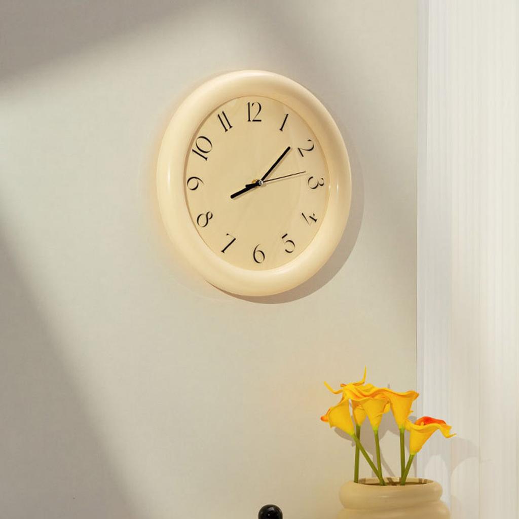 Wall Clock Ornament Unique Fashion Creative Mute Art Clock Decorative Clock for Kitchen Study Room Living Room Home