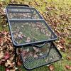 Outdoor Folding Table Outdoor Folding Mini Table Camping Folding Table Camping Table with Mesh Side Table Folding Outdoor Portable Table Wood Grain