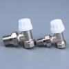 DN15 DN20 Brass Thermostatic Regulating Angle Valve High Precision Temperature Control for Residential Bathroom Plumbing Renovation