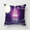 Creative Hand-Drawn Cartoon Christmas Pillow Cover Decorative Throw Cushion Case Living Room Car Holiday Home Decor