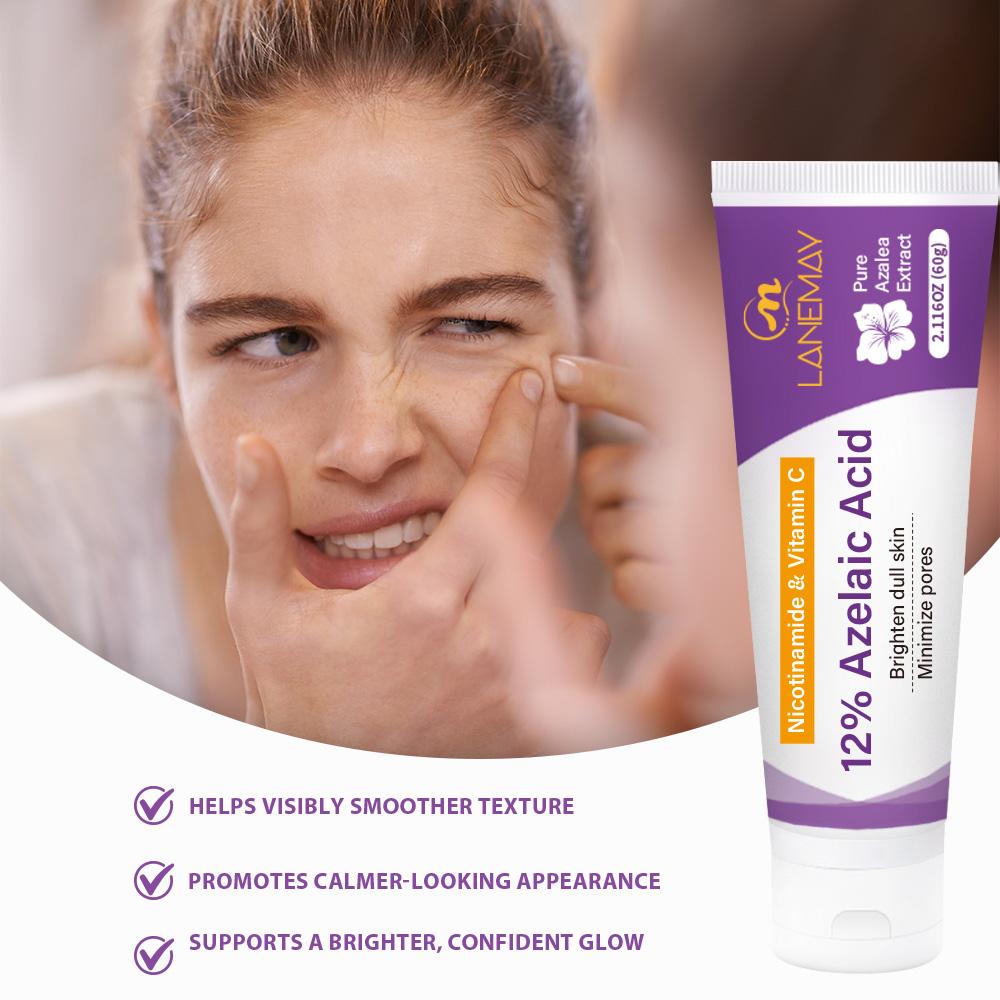 Крем с азелаиновой кислотой - Осветляет тусклую кожу - Минимизирует поры - Подходит для сухой и всех типов кожи, 60 мл