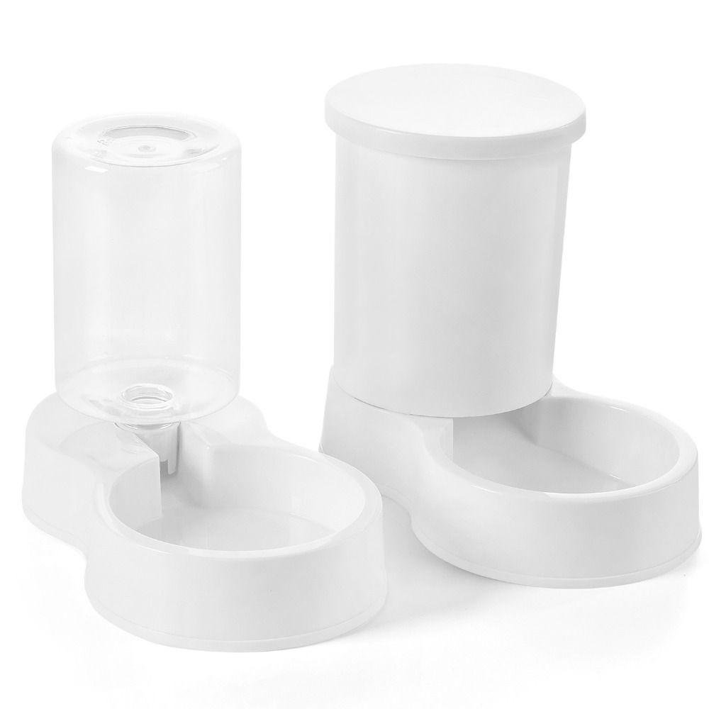 Набор мисок для кошек и собак большой вместимости, диспенсер для воды и кормушка 800 мл, интегрированная миска для корма для домашних животных