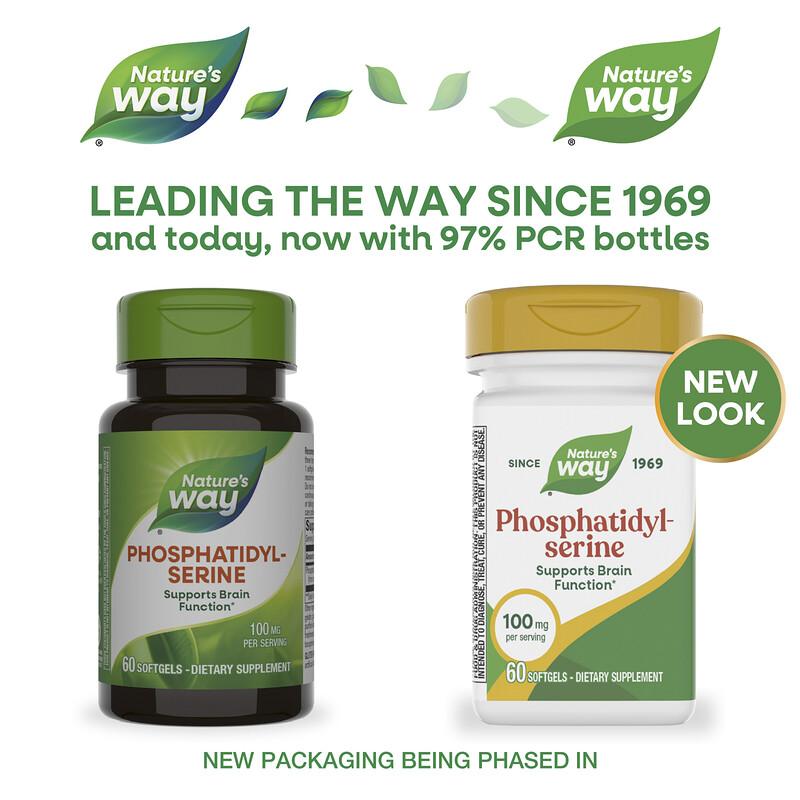 Phosphatidylserine, 100 mg, 60 Softgels