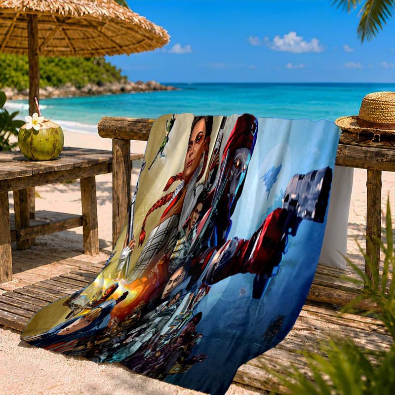 Space Explorer Adventure Beach Towel Microfiber Beach Towel, Lightweight and Quick-Dry, for Summer Travel, Swimming Pool Fan Birthday Gift