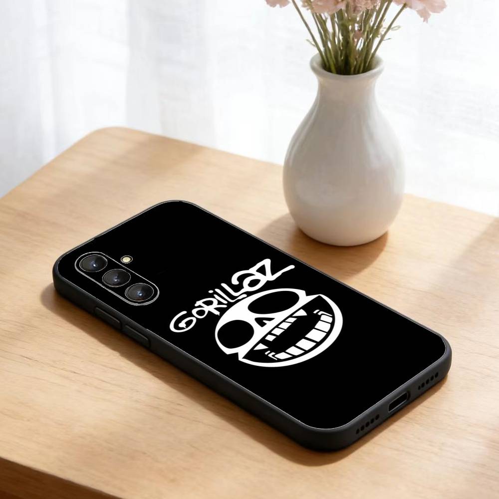 Комикс R-Rock Band G-gorillaz Чехол для телефона Samsung Galaxy A73,A21s,A22,A31,A52,A53,A71,A41 Мягкий черный корпус
