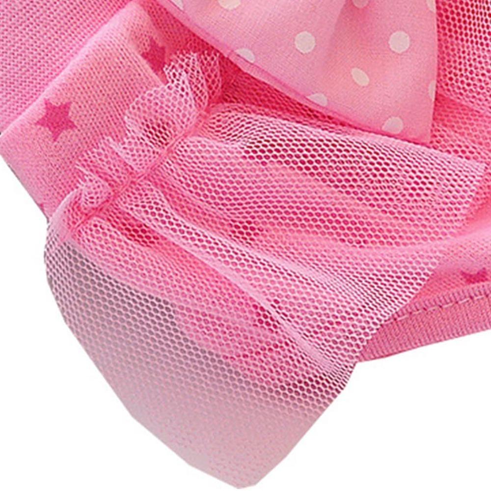 Bow Decor Dog Period Underwear Pink Tone Pet Short Pant Pet Sanitary Pant Dog Estrus Care