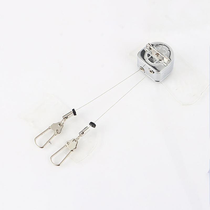 Металлическая выдвижная пряжка 25 мм, двойная выдвижная леска, защита от потери рыболовных снастей, наружная выдвижная легко выдвижная пряжка из сплава