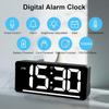Large Display Digital Alarm Clock with Temperature Night Light Table Clock for Bedroom Office Kitchen Living Room Home Decor