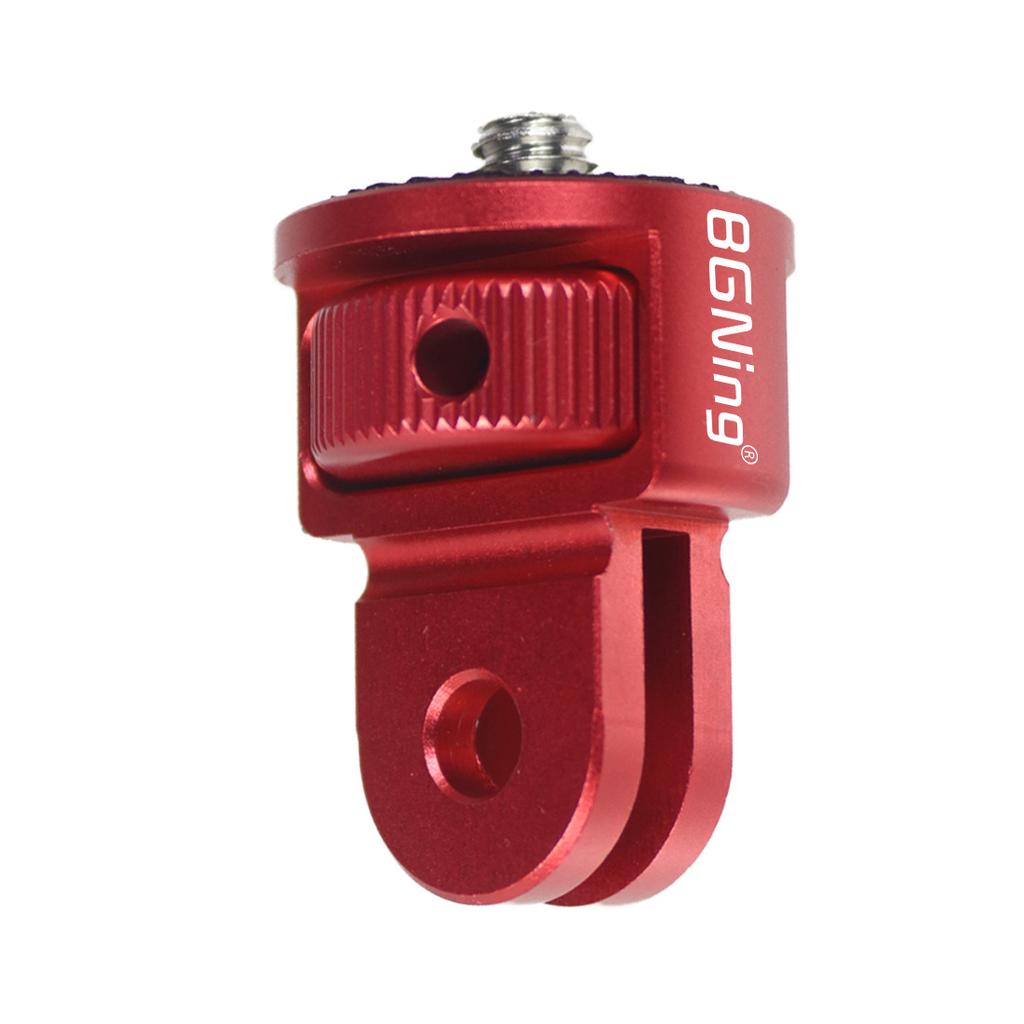 BGNING 360 Rotatable 1/4 Inch Screw Mini Tripod Adapter Mount CNC for GoPro Hero 13 Insta360 ONE X5 DJI Pocket4 Gimbal 4K Camer