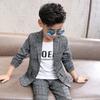 Boys Spring and Fall Uniform Set Children's Toastmasters Uniform Jacket + Pants 2-piece Set