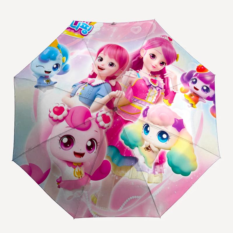 Twinkle Catch Teenieping Theme Automatic Umbrella, Lightweight & Portable, 8 Rib, Perfect for Outdoor Travel, Birthdays, Christmas, Gifts.