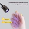 УФ LED Лампа для ногтей с ножным переключателем, питание от USB, гибкая шея, свет для сушки гель-лака, сушилка для маникюра с прочной основой