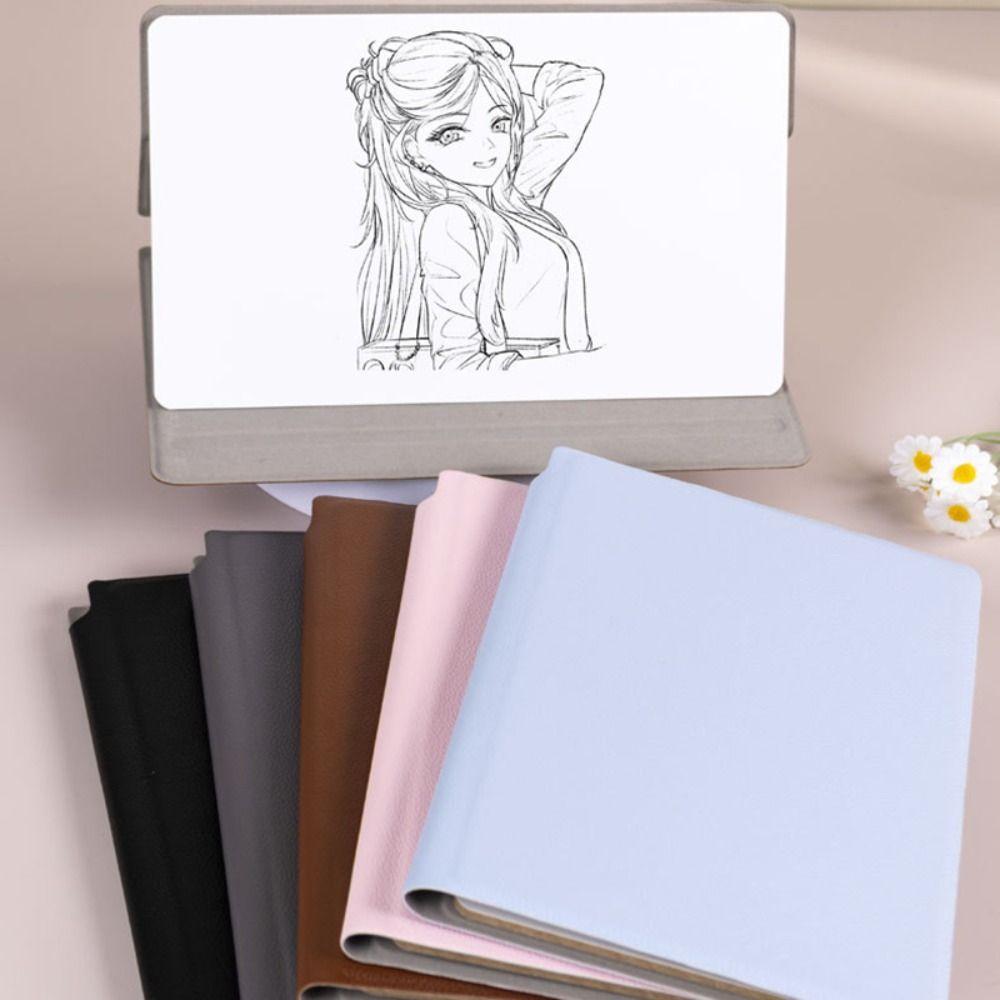 PU Leather Whiteboard Notebook Reusable Erasable Writing Board Whiteboard Desktop Using