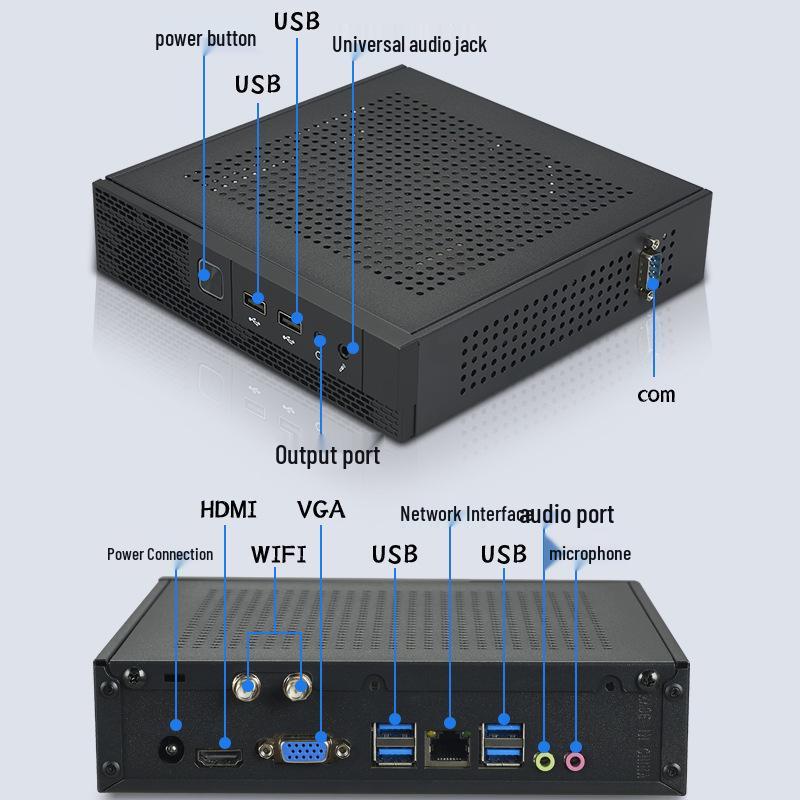 Yingyuda Mini PC: Industrial Micro Desktop with I3/i5/i7 Options