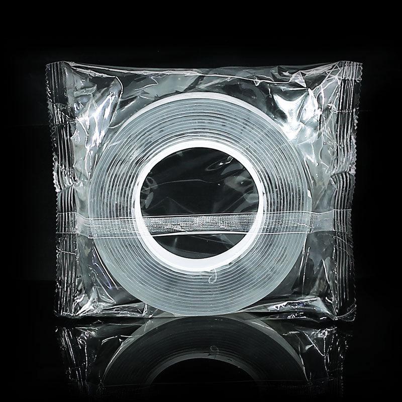 Nano Double Sided Sticker Reusable Washable Waterproof Transparent Self Adhesive Traceless Tape for Home Office