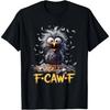 Мультяшная юмористическая футболка F caw F Унисекс футболка