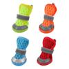 4pcs/set Non-slip Dog Mesh Shoes Breathable Dog Foot Covers Practical Puppy Socks Shoes  Summer
