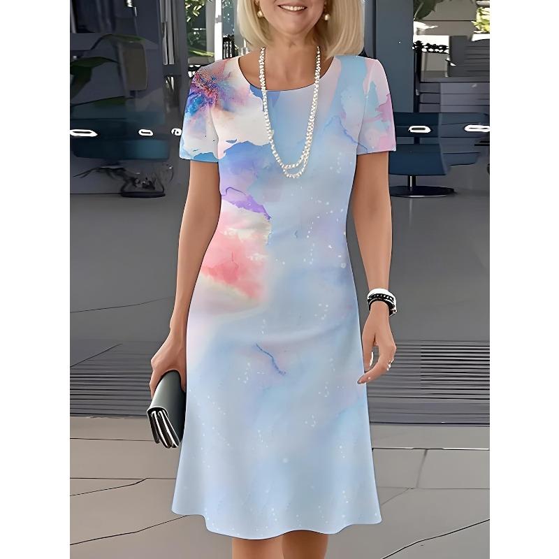 Пасхальное женское мини-платье Платье А-силуэта Повседневное платье Платье-футболка Платье-майка Летнее платье Стильное повседневное Отпуск Повседневное