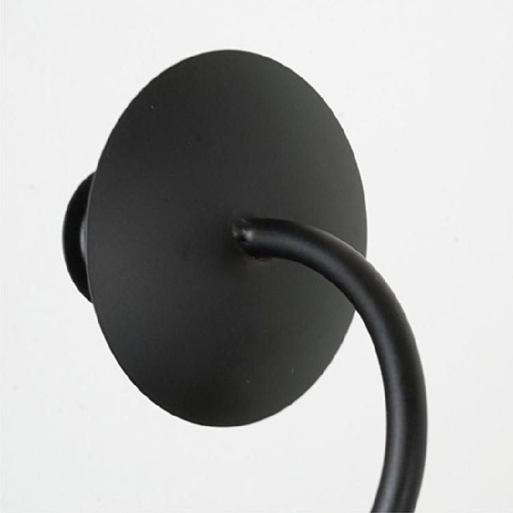 Black Metal Candle Sconces Set of 2 Wall Mounted Pillars Candle Holders Hanging Candlesticks Home Living Room Decors