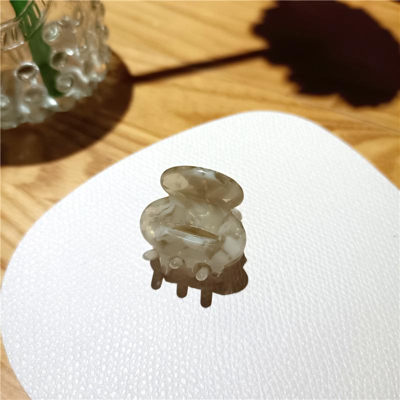 Винтажная заколка-краб женская заколка для волос милая маленькая цветная ацетатная заколка для волос аксессуары для волос для девочек заколки-крабы для волос новые