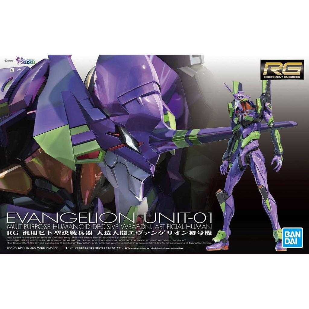 BANDAI SPIRITS RG Evangelion Humanoid Decisive Battle Weapon Android Evangelion Unit 01 Plastic Model General-purpose Color-coded