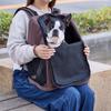 Dog and Cat Pet Backpack Holds In Front of You To Keep an Eye On Your Pet Carrier, Carrier, Brown,