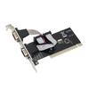 PCI To Dual Serial DB9 RS232 RS‑232 2 Port Extension Adapter Card for Desktops