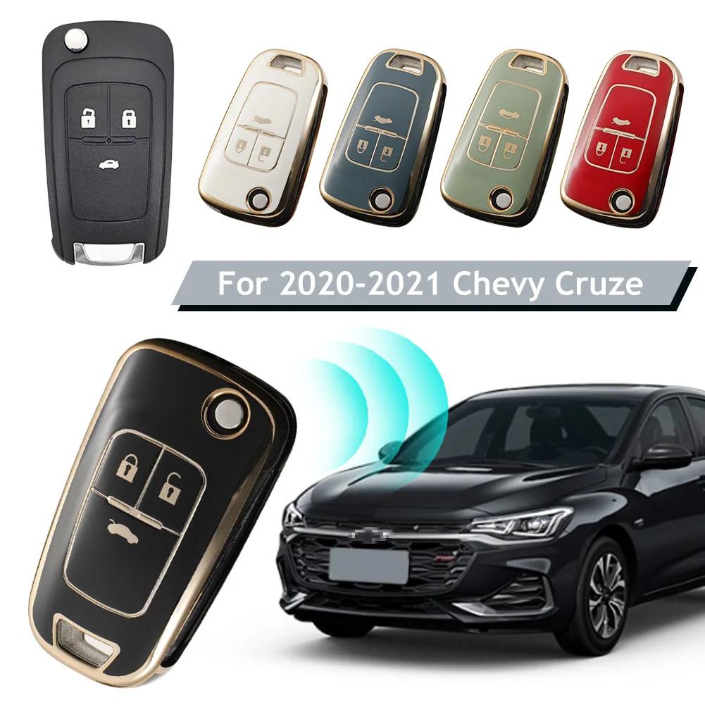 Чехол для автомобильного ключа из ТПУ для Chevrolet Cruze Aveo Trax Sail Malibu Captiva Opel Vauxhall Astra J Corsa Insignia Mokka