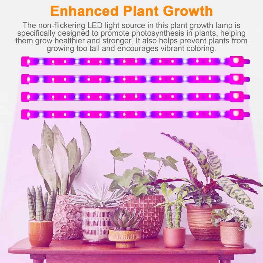 Indoor Plants Grow Light Strips Red Blue LEDs Grow Lamp for Hydroponics Succulent Supplement Light