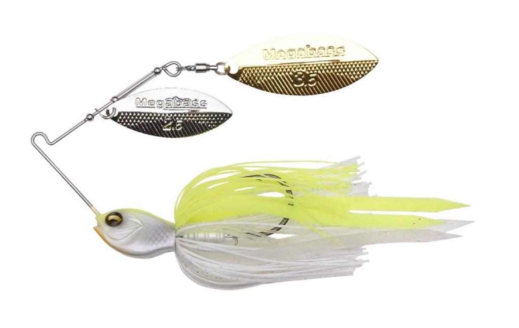 Megabass Spinner Bait SV 3 3/8 унции Белый Диаграмма (3455)
