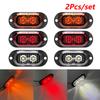 2Pcs 12V 24V Truck Position Lights Car Side Marker Lamps Led Signal Light Trailer Lights Indicator Taillights Auto Accessories