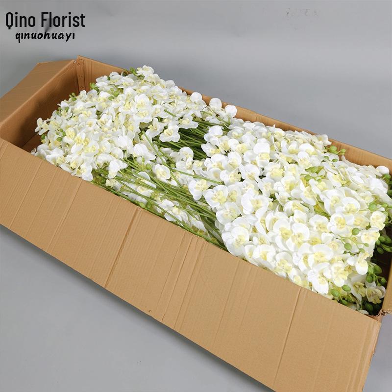 Роскошный реалистичный искусственный цветок фаленопсиса для свадеб и домашнего декора