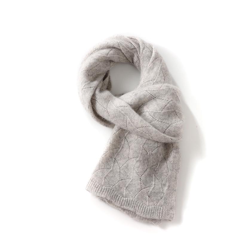 Женский вязаный шарф из козьего кашемира - Осенний/Зимний шарф-снуд
