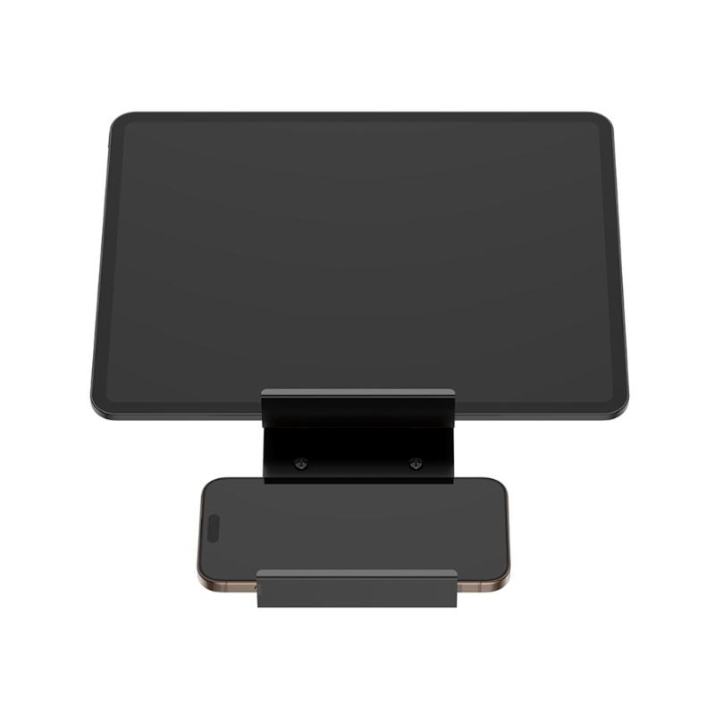 Metal Phone Wall Bracket Support Space Saving Design Wide Compatibility Up To 22mm Devices for Kitchen Bathroom Office