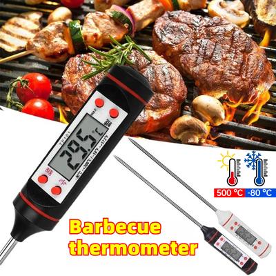 Цифровой термометр для мяса, кулинарии, еды, кухни, BBQ, щуп, вода, молоко, масло, жидкость, духовка, цифровой датчик температуры, измеритель TP101