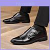 Leather Loafer Shoes For Men With Soft Sole And Breathable Pu Upper For Casual Wear