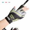 1Pair Outdoor Stab-Proof Non-Slip Three-Finger Fishing Gloves Ice Silk Breathable Sunscreen Gloves