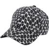 White Fang Hat Cap Triangle Checkered Outdoor Casual Fashion Men Women CZ441 (Black)