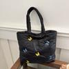 High-value Soft-faced Butterfly Embroidery Large-capacity Shoulder Tote Bag 2025 Autumn New Leisure Bag