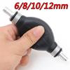 Aluminum Manual Oiling Device Universal Hand Fuel Pump Line Rubber Hand Primer Bulb Diesel Oil Transfer Petrol