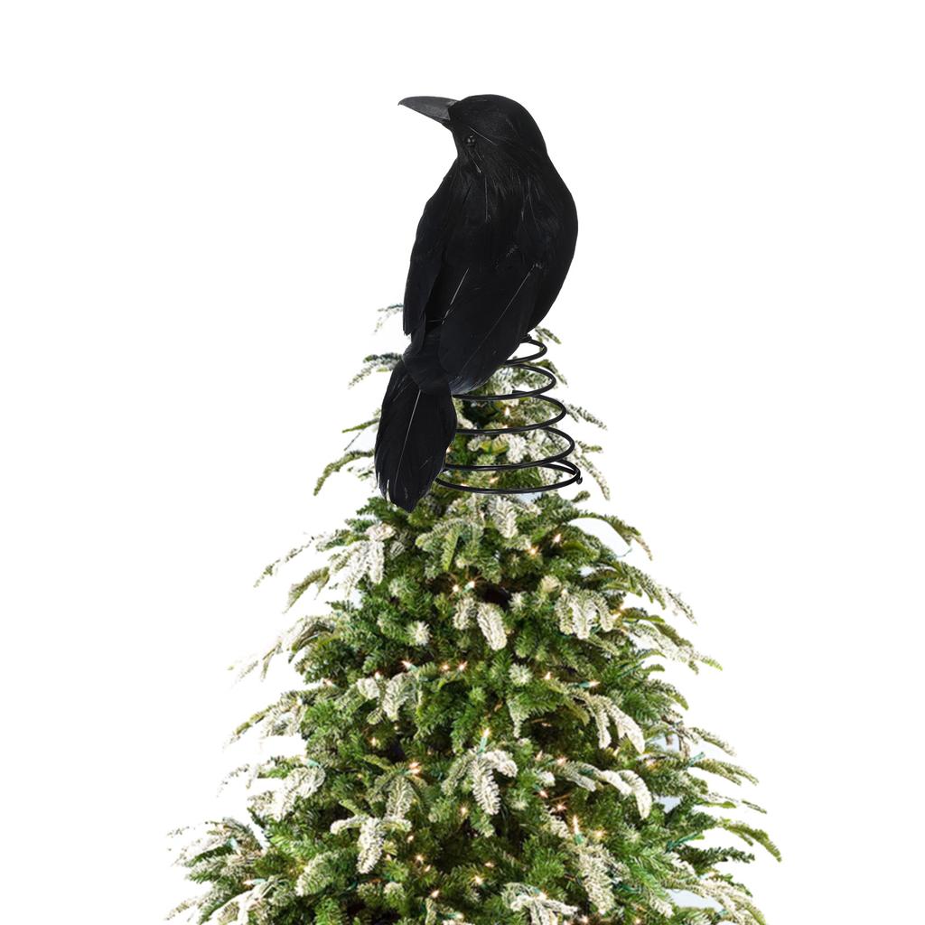 Funny Crow Tree Top DecorationTree Top Decorations, Fun Plush Ears Decorations