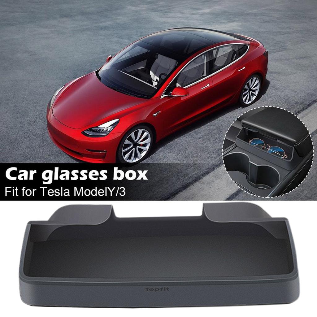 Car Charging Cable Glasses Box Compatible For Y Center Armrest Hidden Storage Box Organizer Interior Accessories