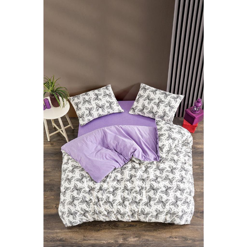 Tiles Single Patterned Duvet Cover Set, Elastic Sheet And 1 Pillowcase
