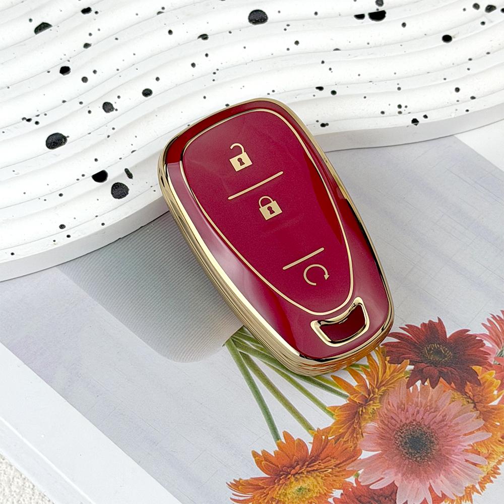 TPU Car Key Fob Cover Case for Chevrolet 2017-2019 Chevy Malibu Camaro Cruze Traverse Sonic Volt Bolt Equinox Spark Blazer Onix jd2