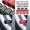 TWEK4 Car Wheel Caps Valve Stem Cap Tire Covers Aluminum Air Valve Tire Accessories For Benz AMG CLA CLS C180 C200 W204 W205 Exclusive