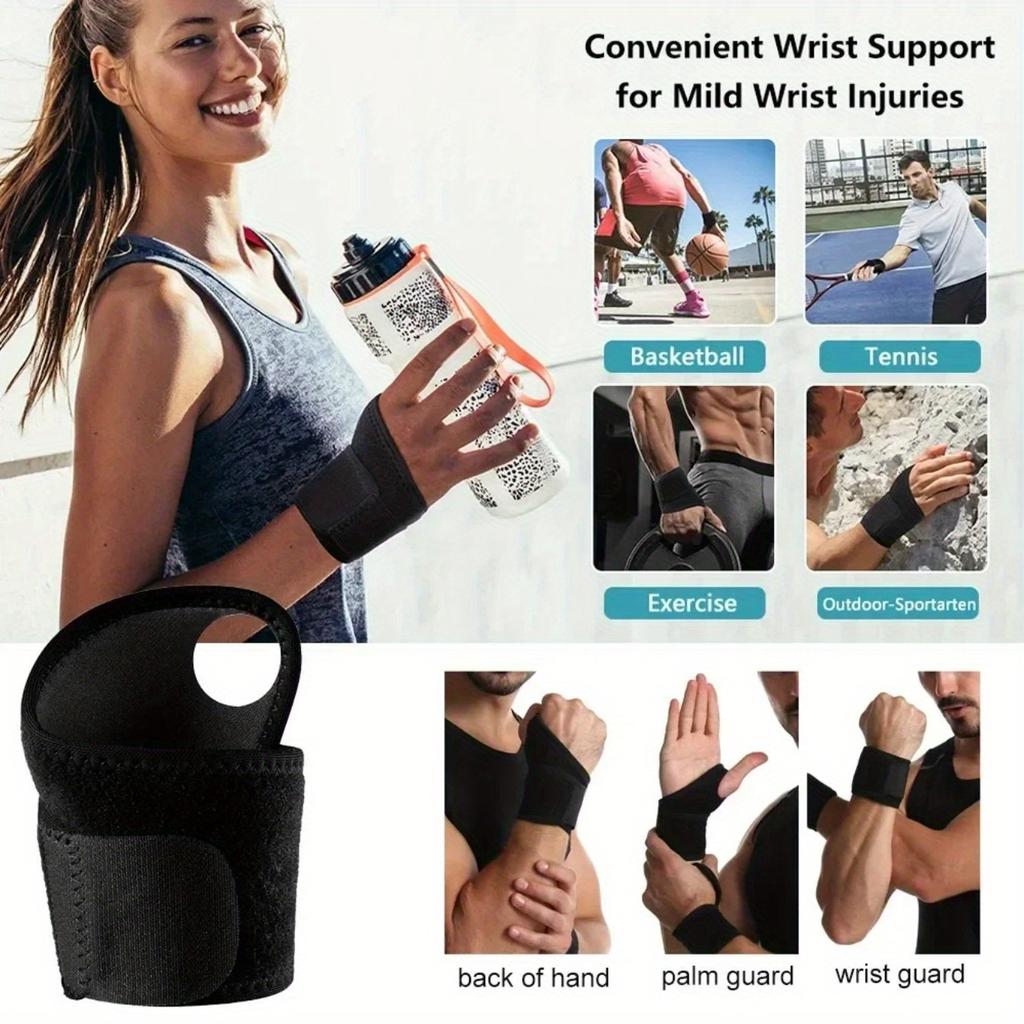 Adjustable Wrist Brace for Carpal Tunnel Tendinitis Pain Relief Sport Support Wrap for Arthritis Sprains 1PC Cotton Comfortable